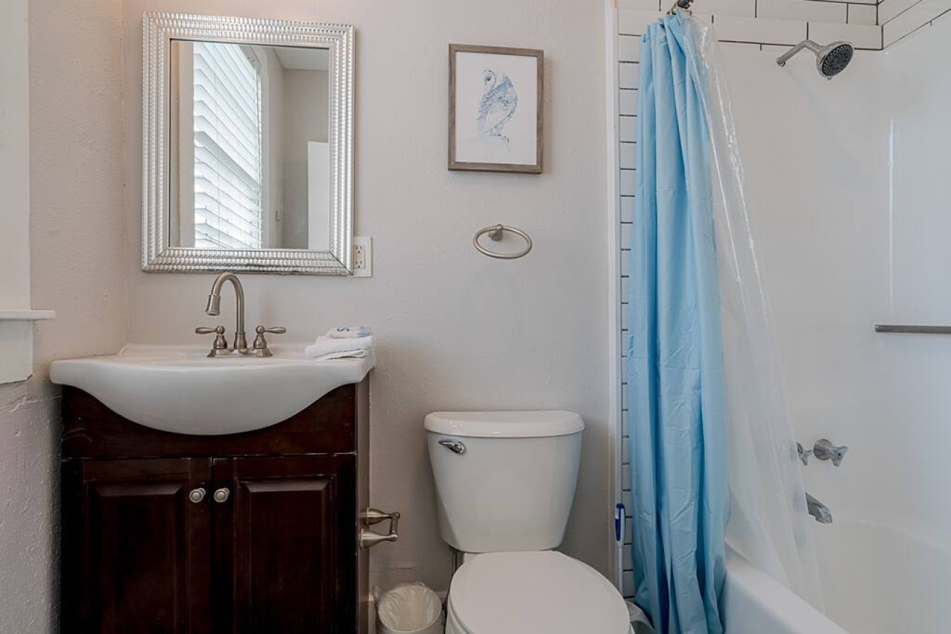 This bathroom is shared by several bedrooms