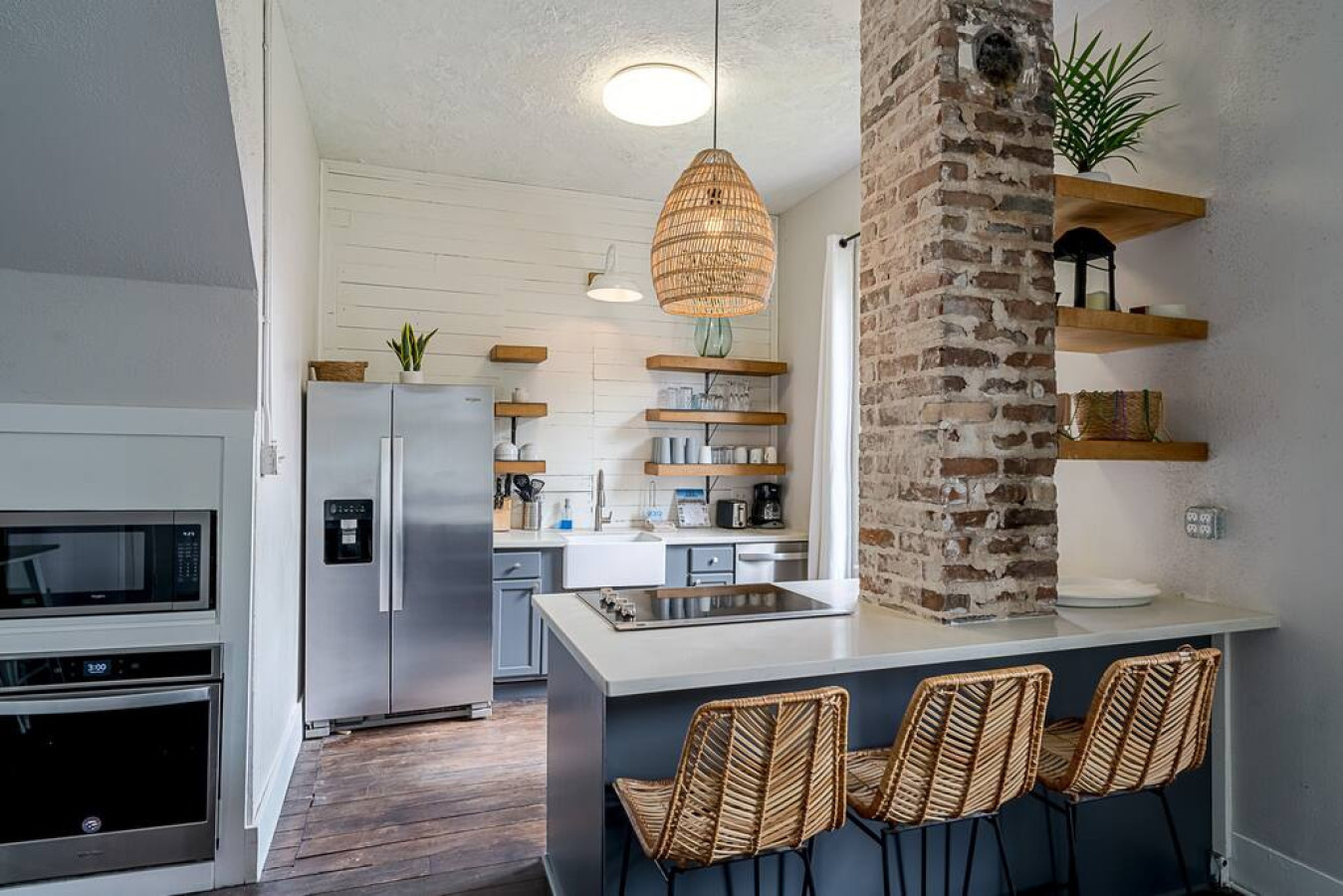 Another angle of the kitchen