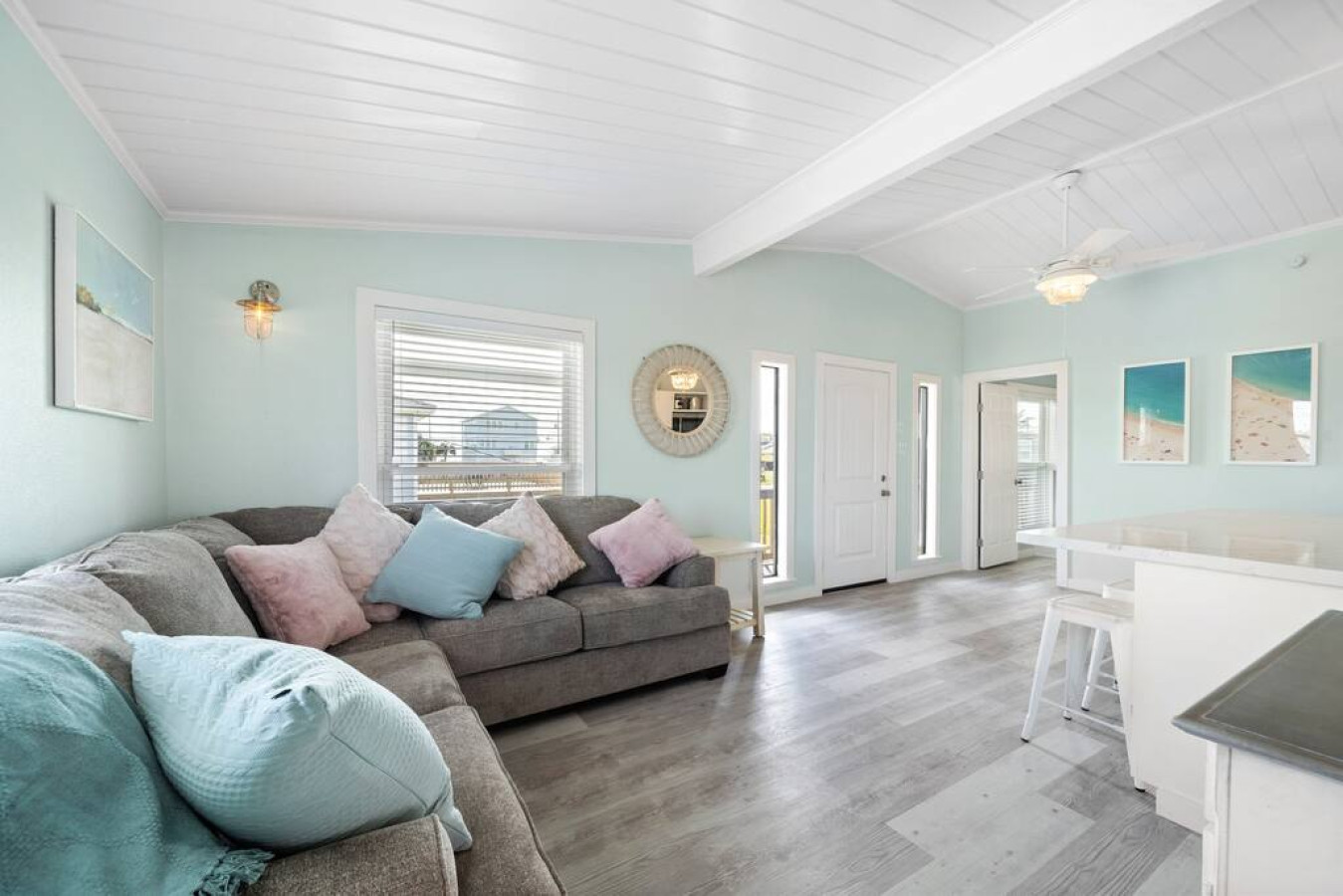 This is the main living room area of the home