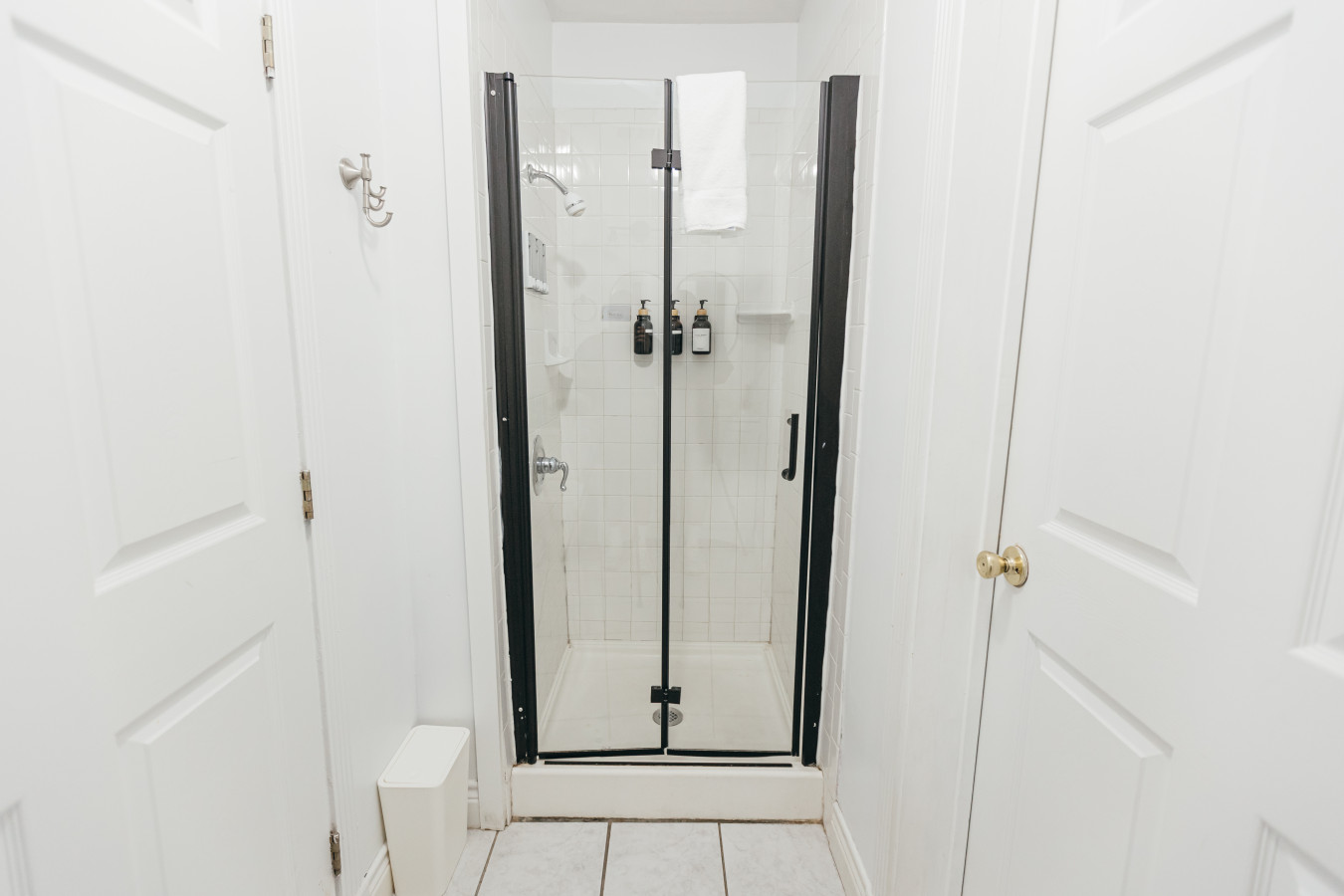 Refresh and rejuvenate in this modern walk-in shower