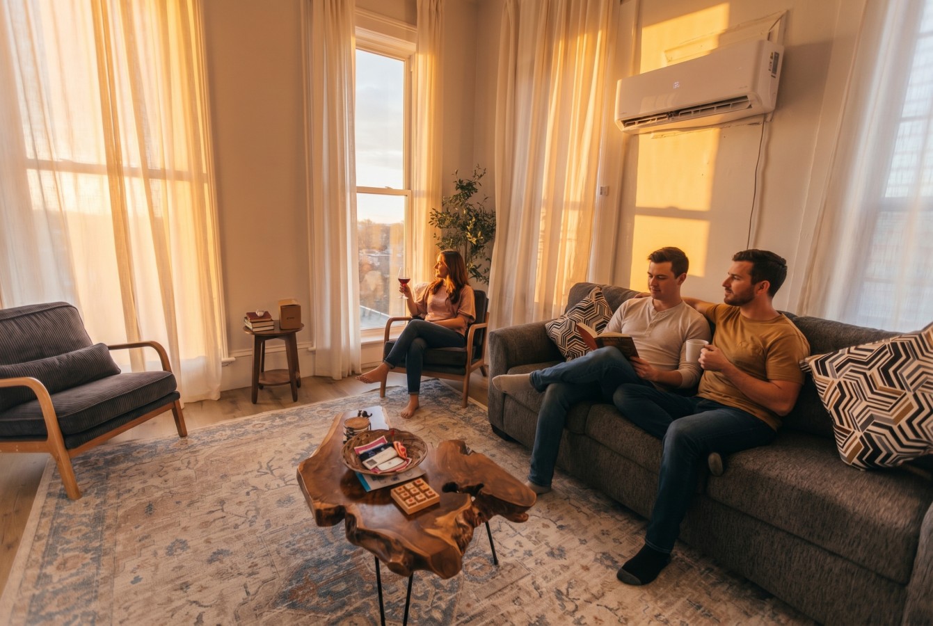 Share laughter & conversation in this inviting space
