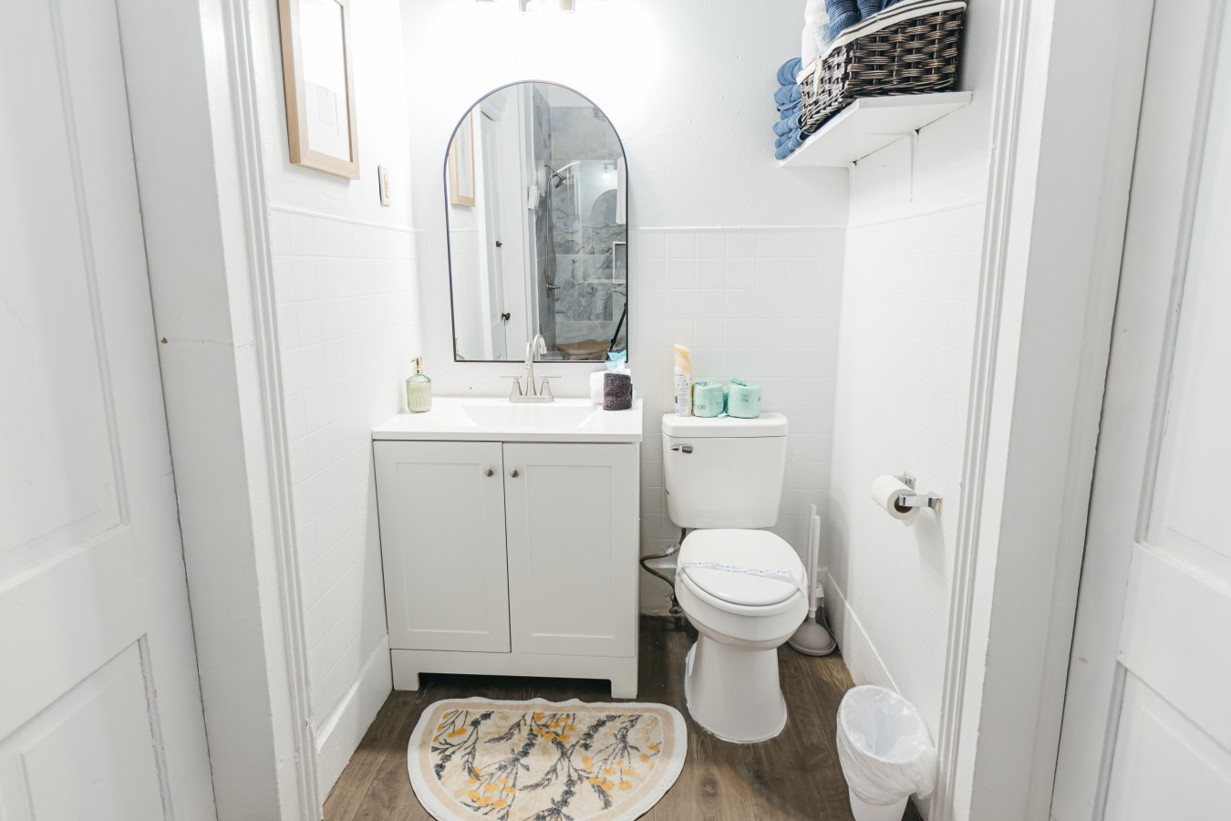 Feel pampered in this beautiful bathroom