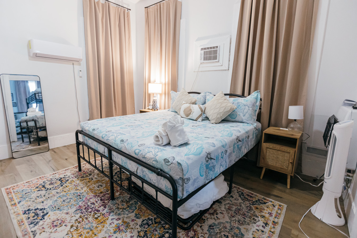 A relaxing retreat awaits in this comfy bedroom