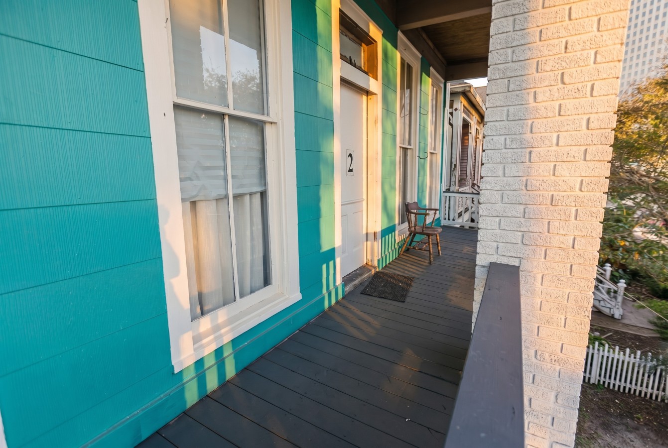 Enjoy the cool coastal breezes from your private porch!