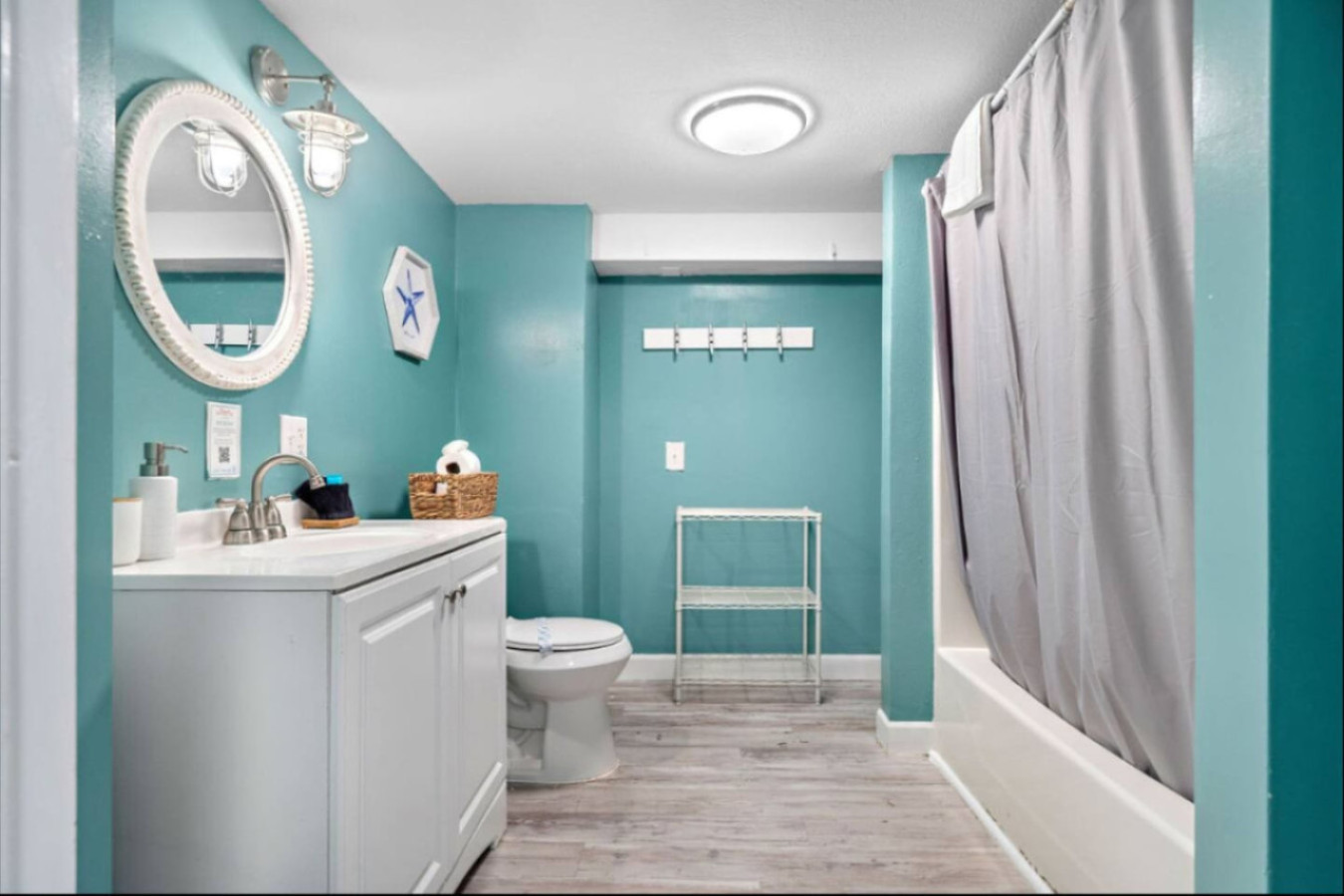 Feel pampered in this beautiful bathroom