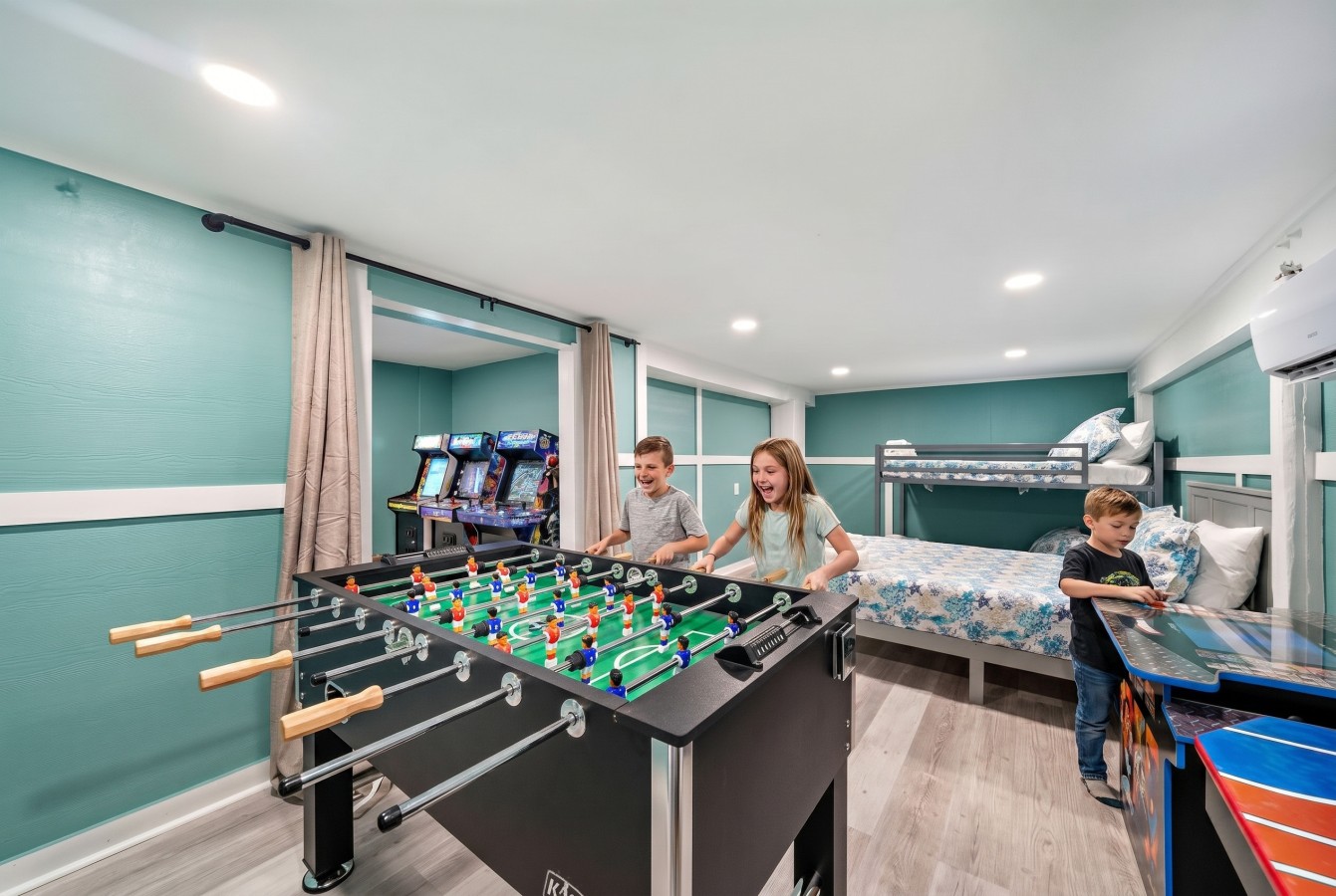 Another angle of the game room