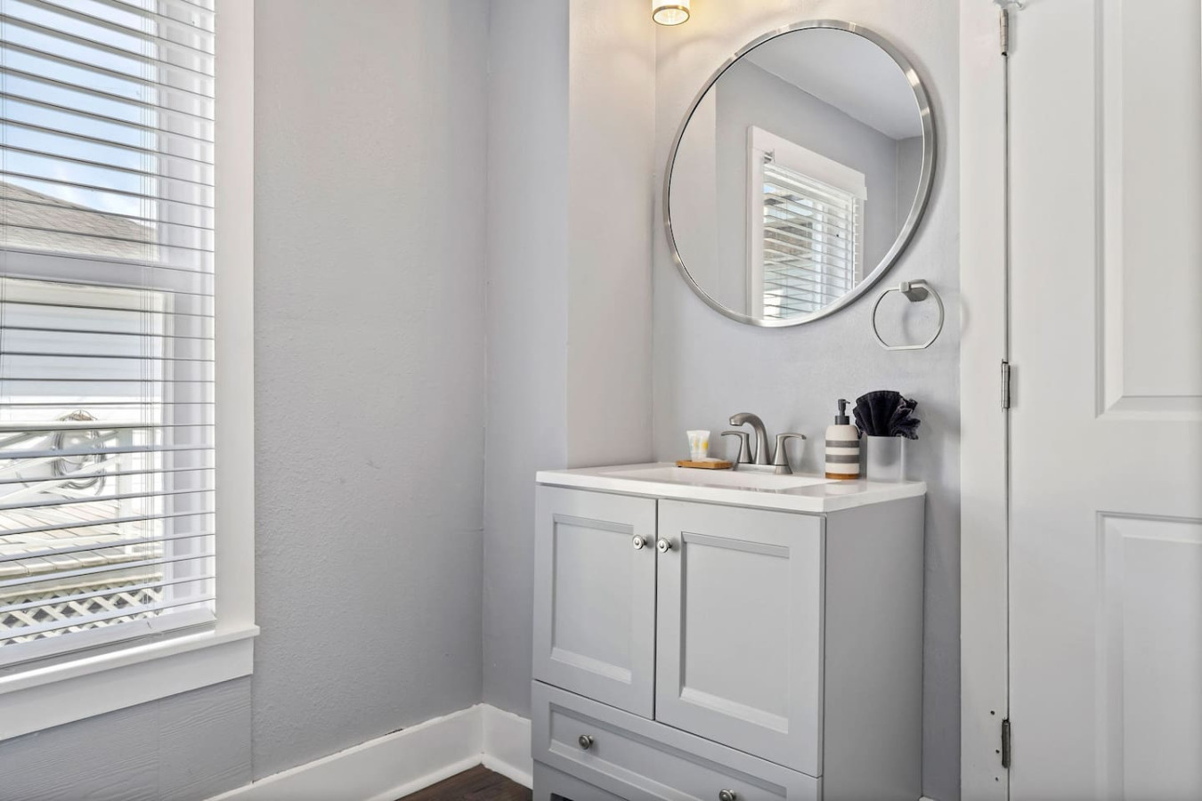 This bathroom is shared by several bedrooms