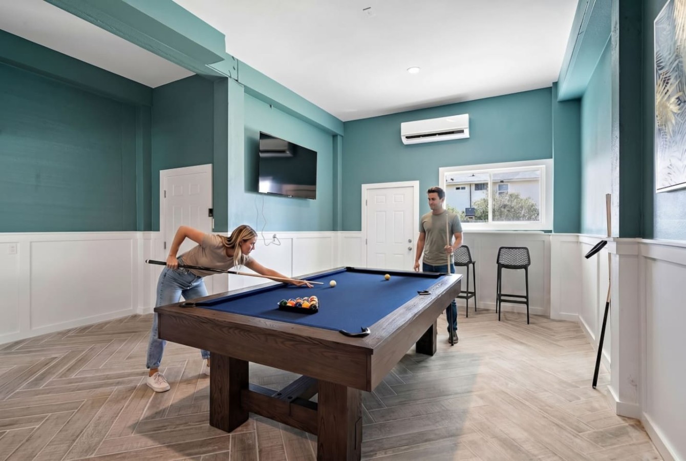 Another angle of the game room