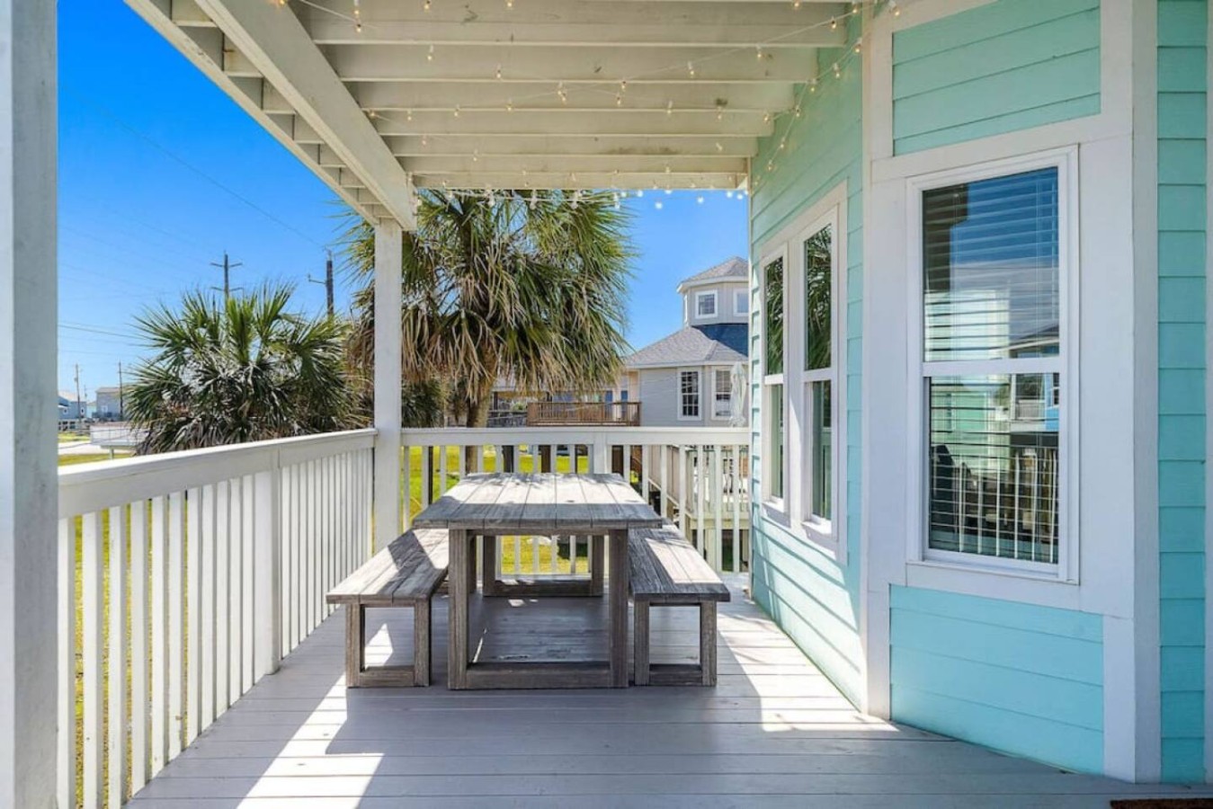Book today and come relax on the charming deck