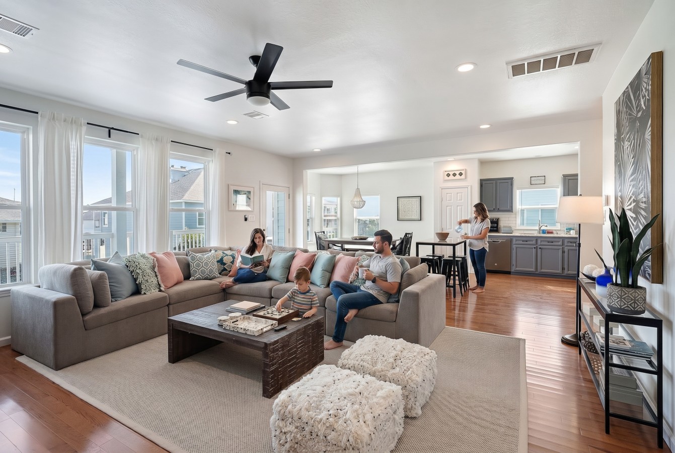 Another angle of the living room