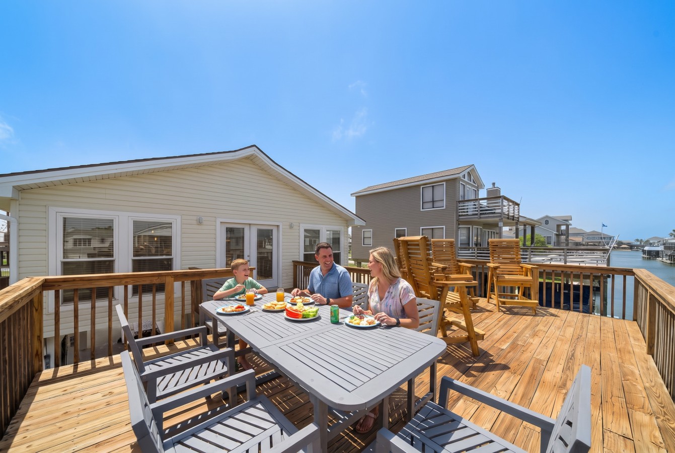 Another angle of the deck