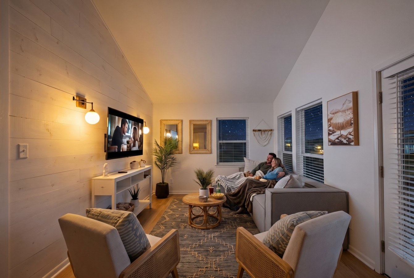 Share laughter & conversation in this inviting space