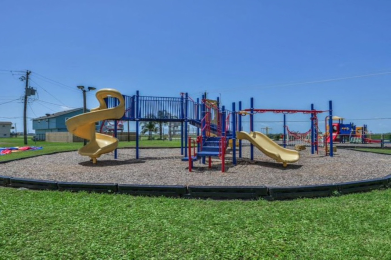The Jamaica Beach City Park has a fantastic play area for kids