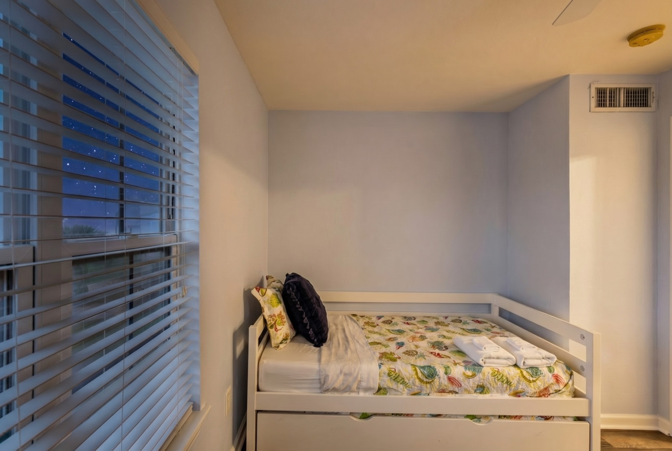 Imagine drifting off to sleep in this bedroom