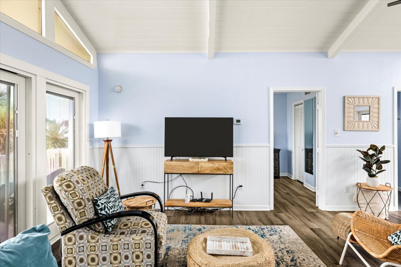 Feel right at home in the spacious living room