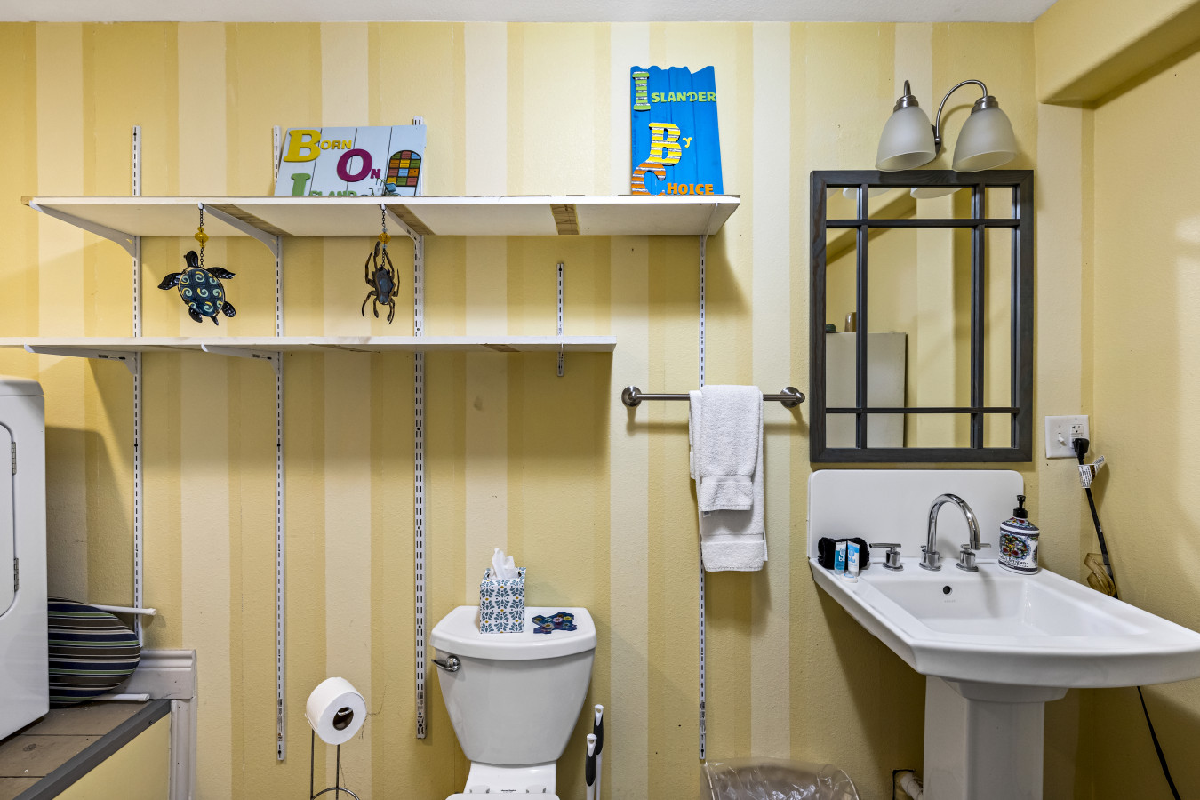 Feel refreshed in this well-appointed bathroom