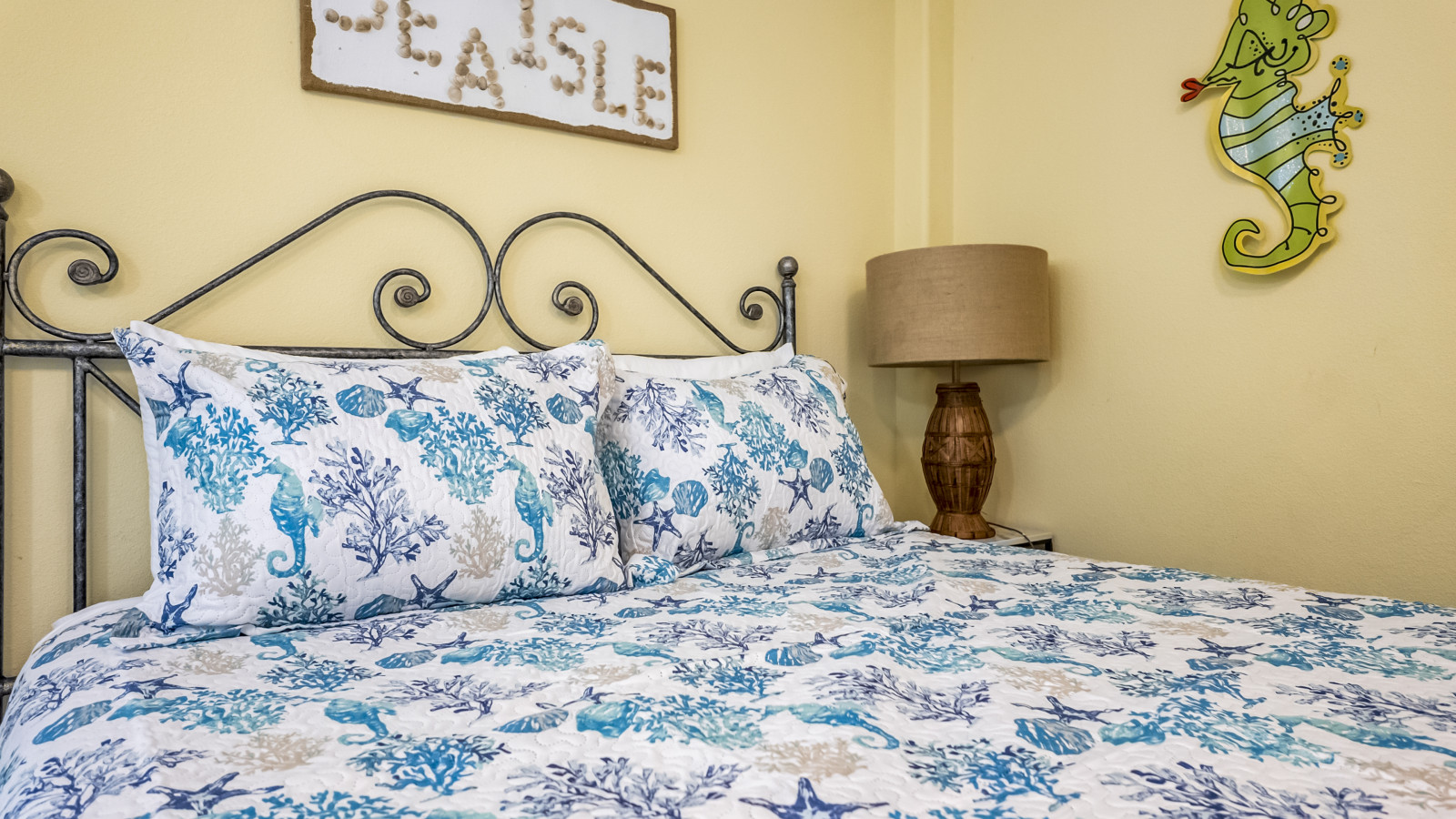 Cozy coastal bedding designed for a great night’s sleep