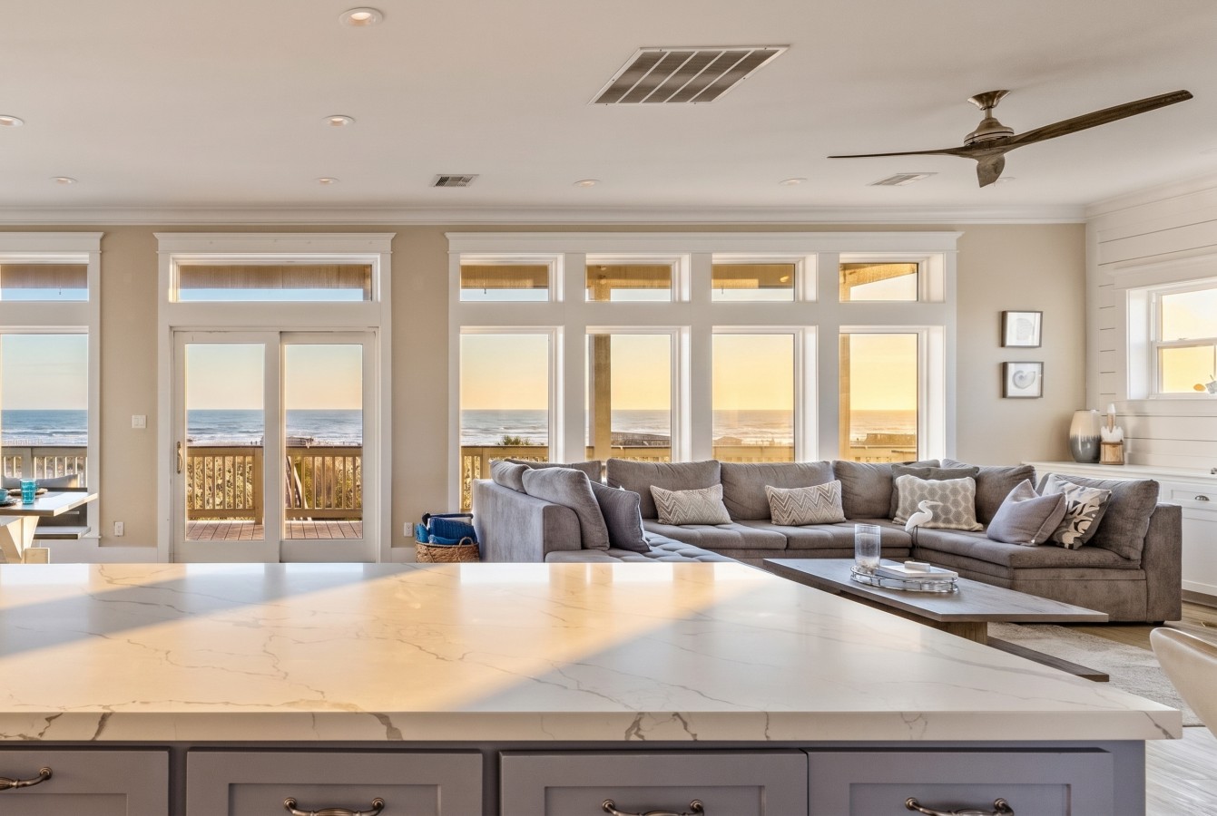 Feel right at home in the spacious living room