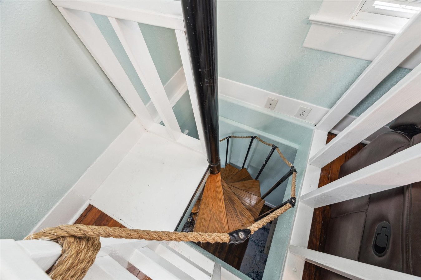 View from the top as you head to the lower level
