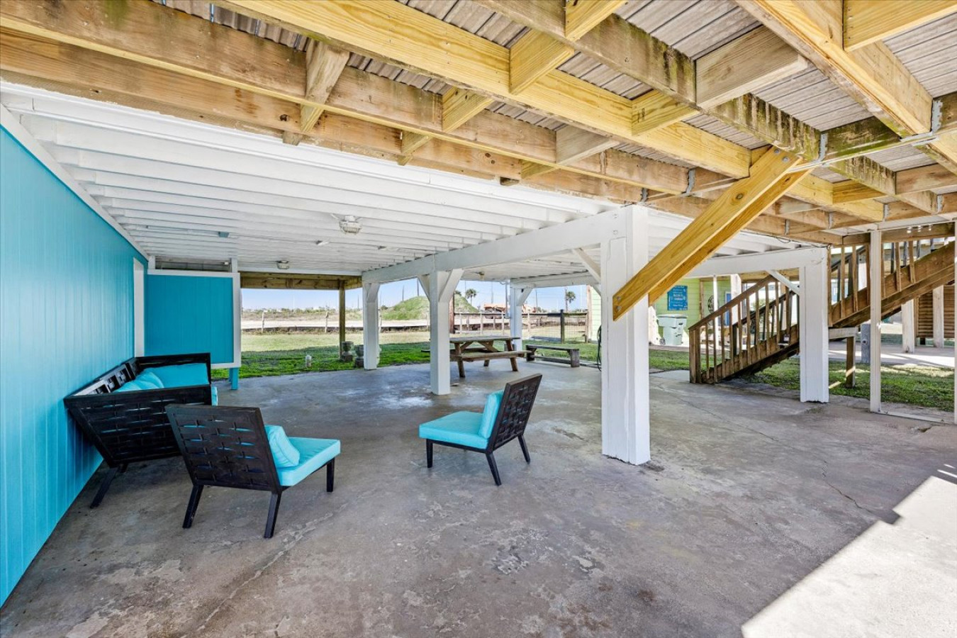 Escape the midday sun and entertain here