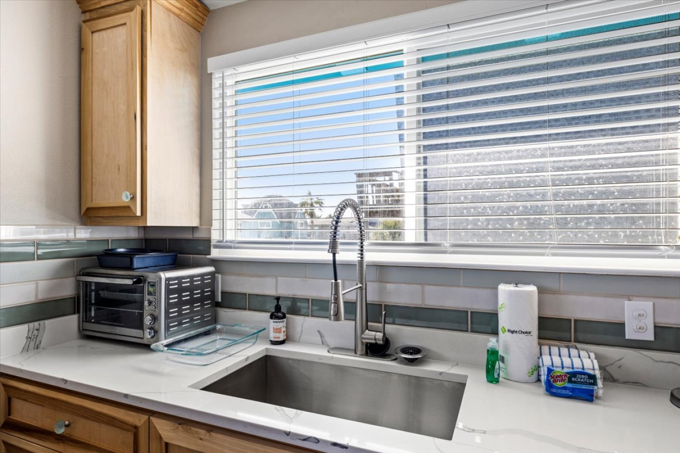 Another angle of the kitchen