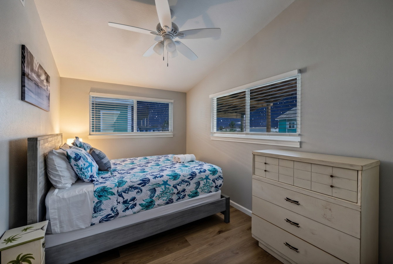A cozy queen bedroom for sweet dreams and restful nights