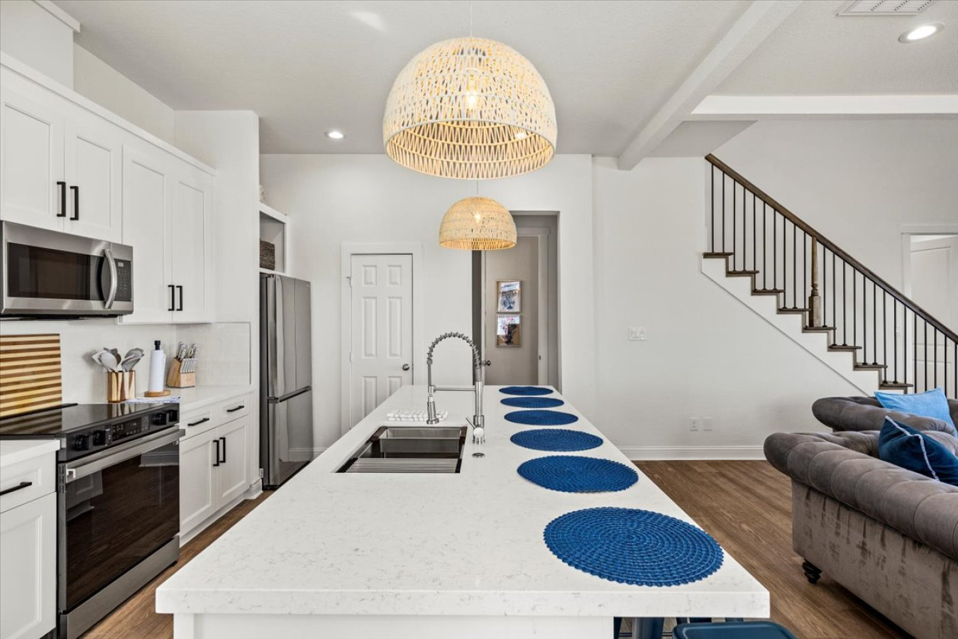 Open kitchen designed for gathering