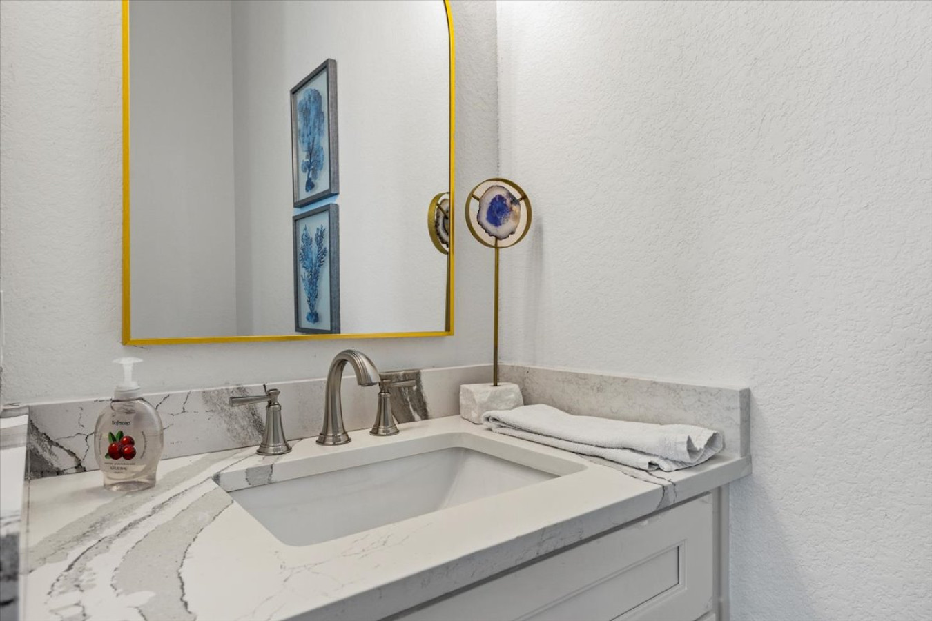 Bright and thoughtfully styled bathroom