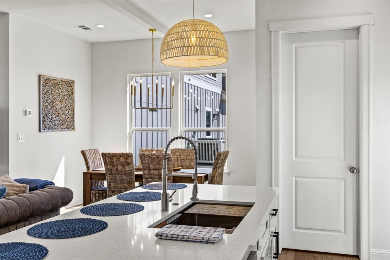 Spacious kitchen with plenty of counter space
