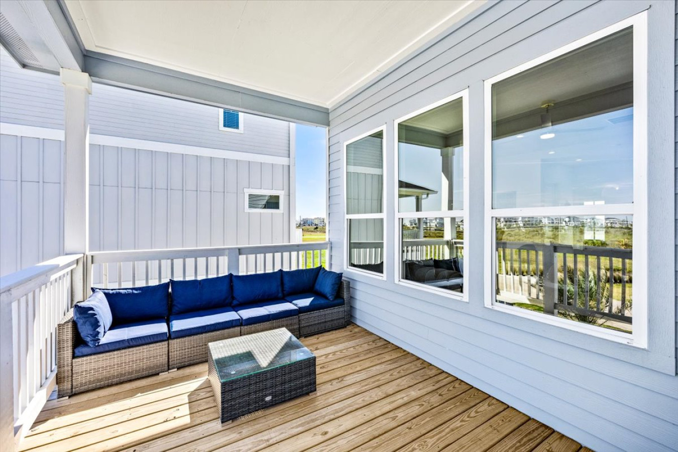Soak up the sunshine from your private balcony