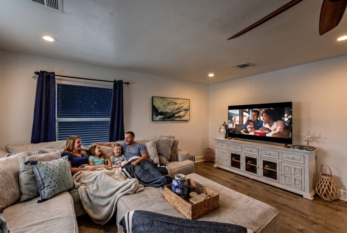 An inviting space to relax after beach adventures