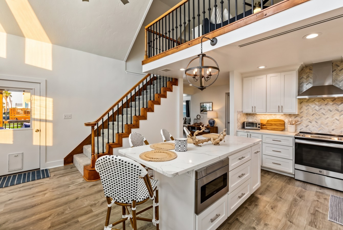 Designed for easy meals and relaxed coastal living