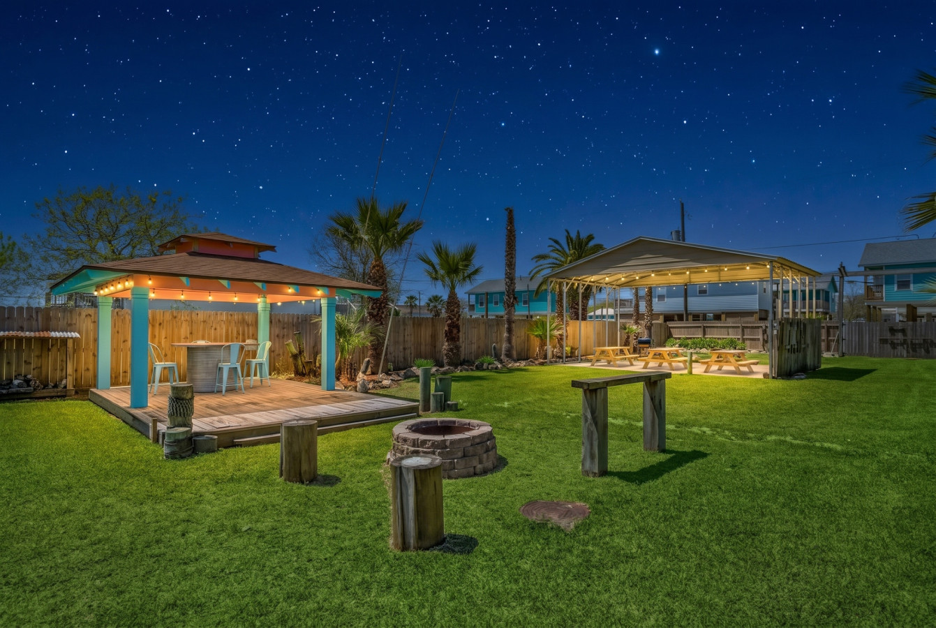 Your backyard oasis complete with a fire pit at this house! Create lasting memories with family and friends.
