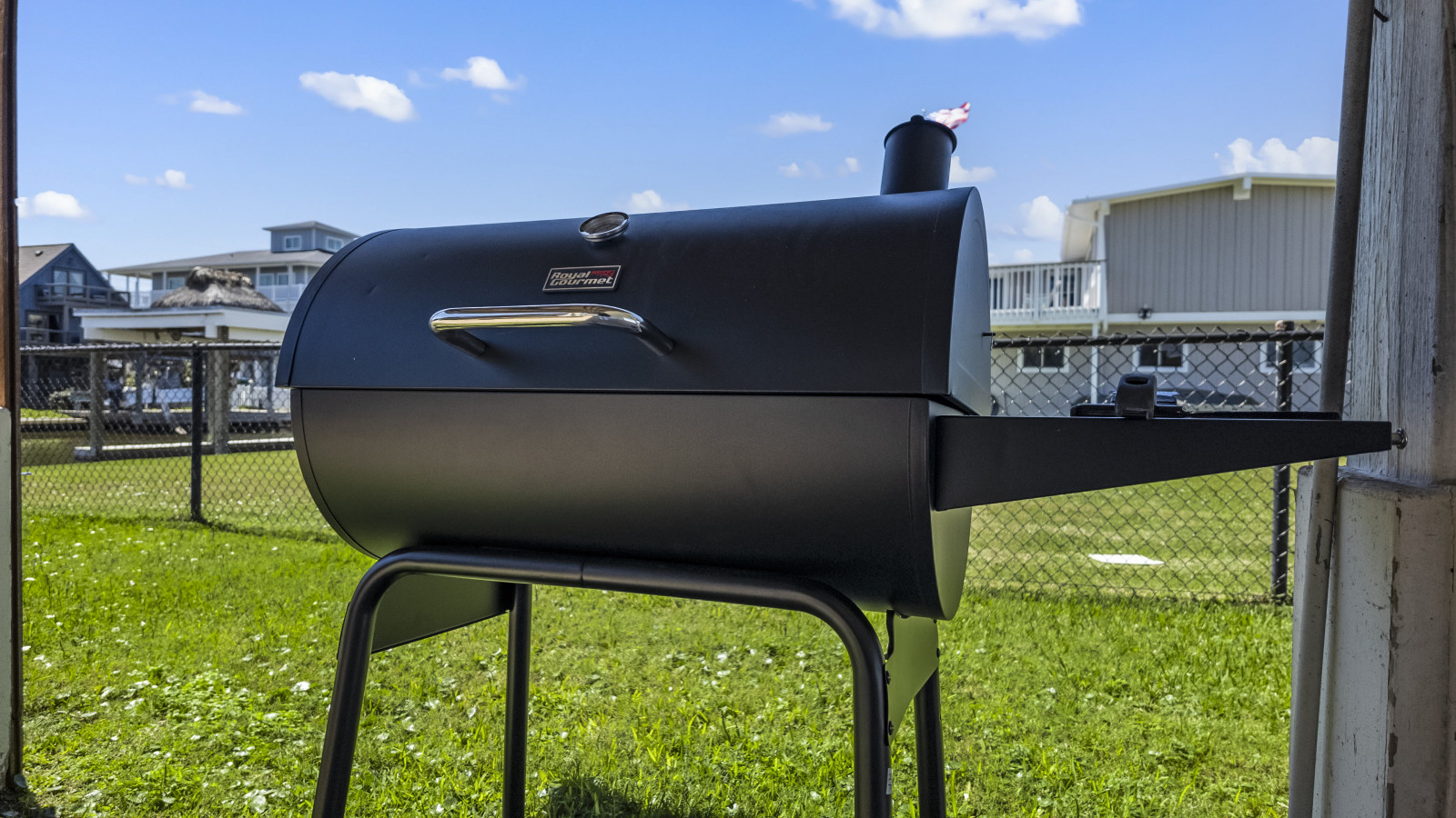 Outdoor grill perfect for cookouts and casual dining