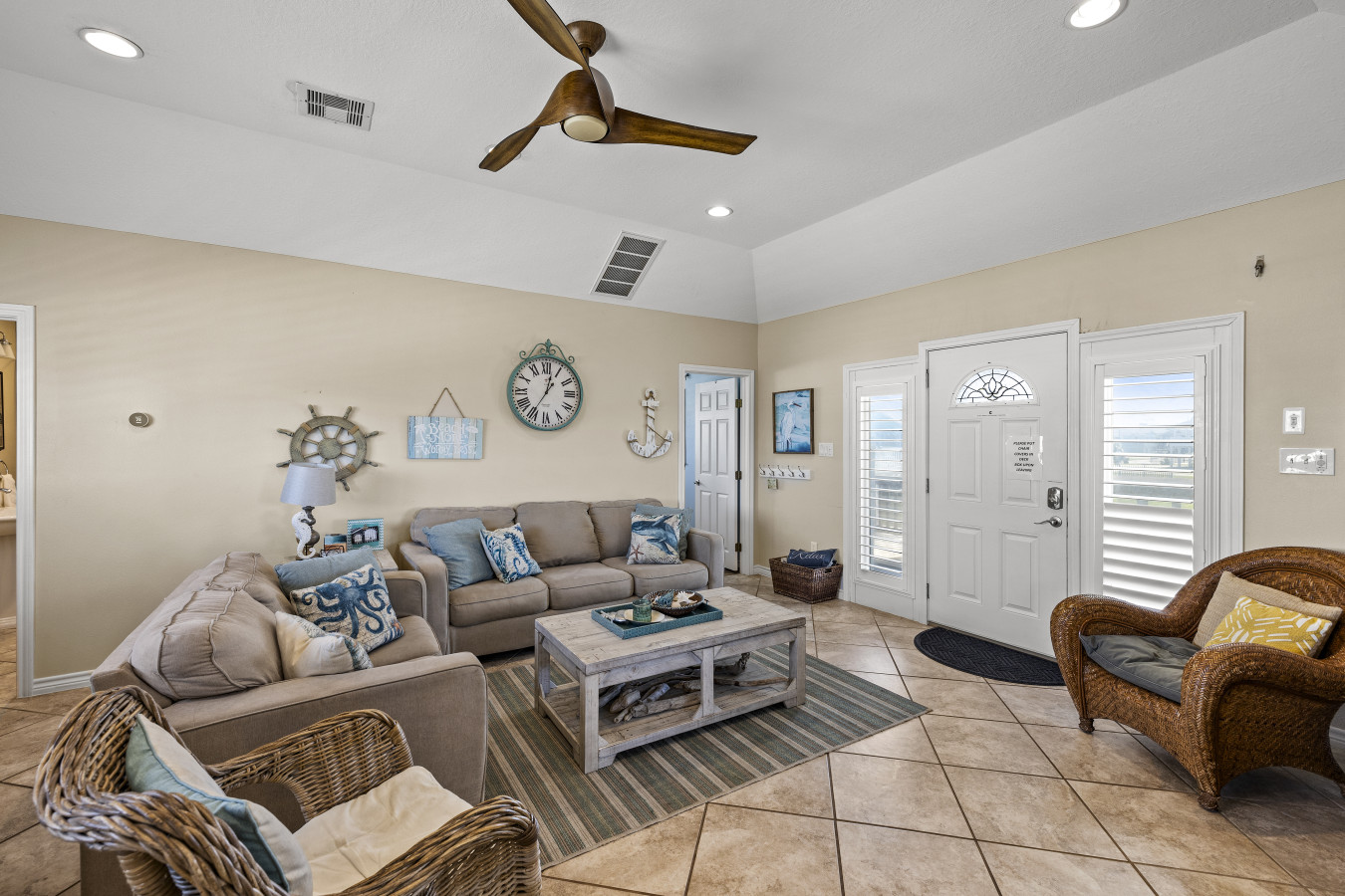 Settle in and enjoy the relaxed coastal atmosphere