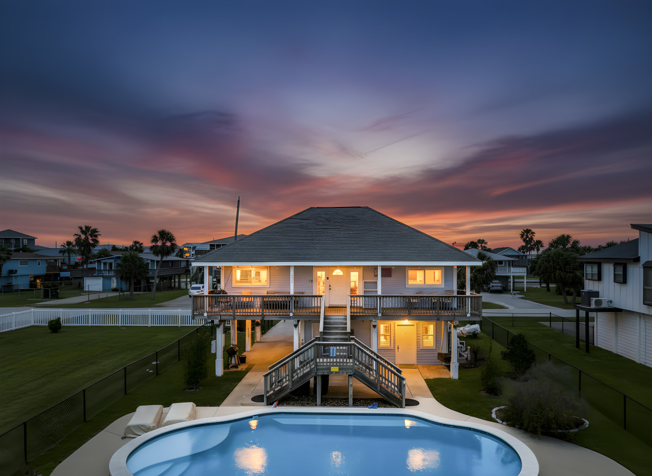 Golden hour never looked better at your coastal retreat