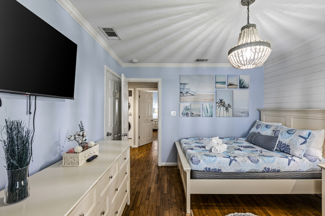 Drift off in comfort in this beautifully styled bedroom