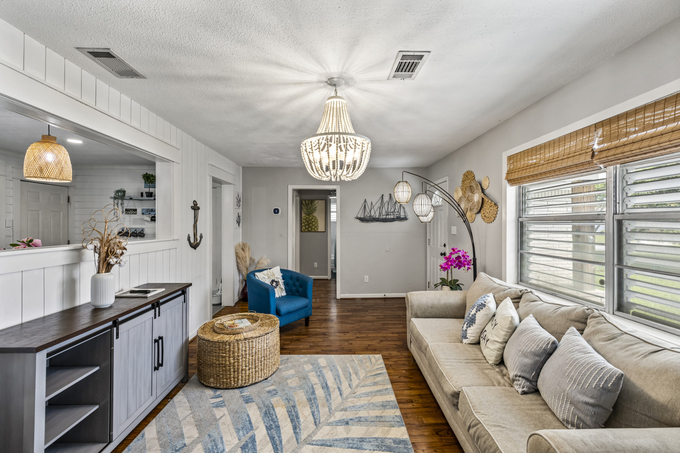 Another angle of the inviting living room