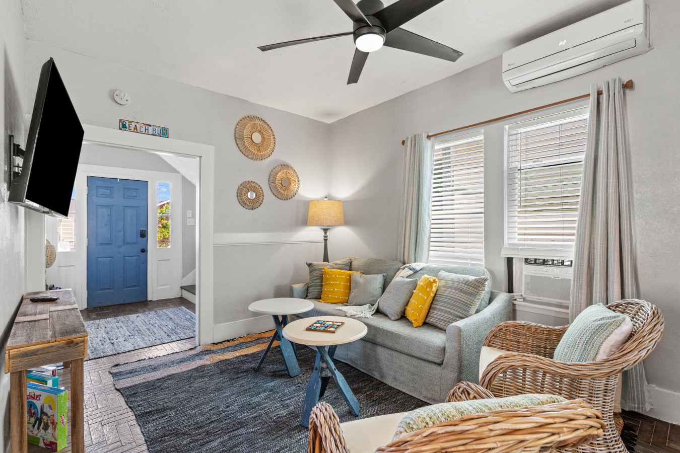 This is the main living room area of the home