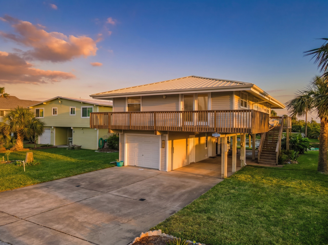 Step into sophistication with the stunning exterior of our abode