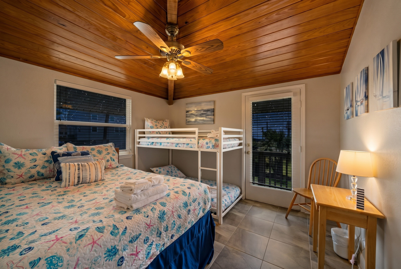 Enjoy a peaceful retreat in our bedroom
