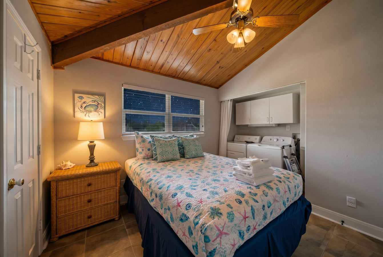 Experience relaxation in our inviting bedroom