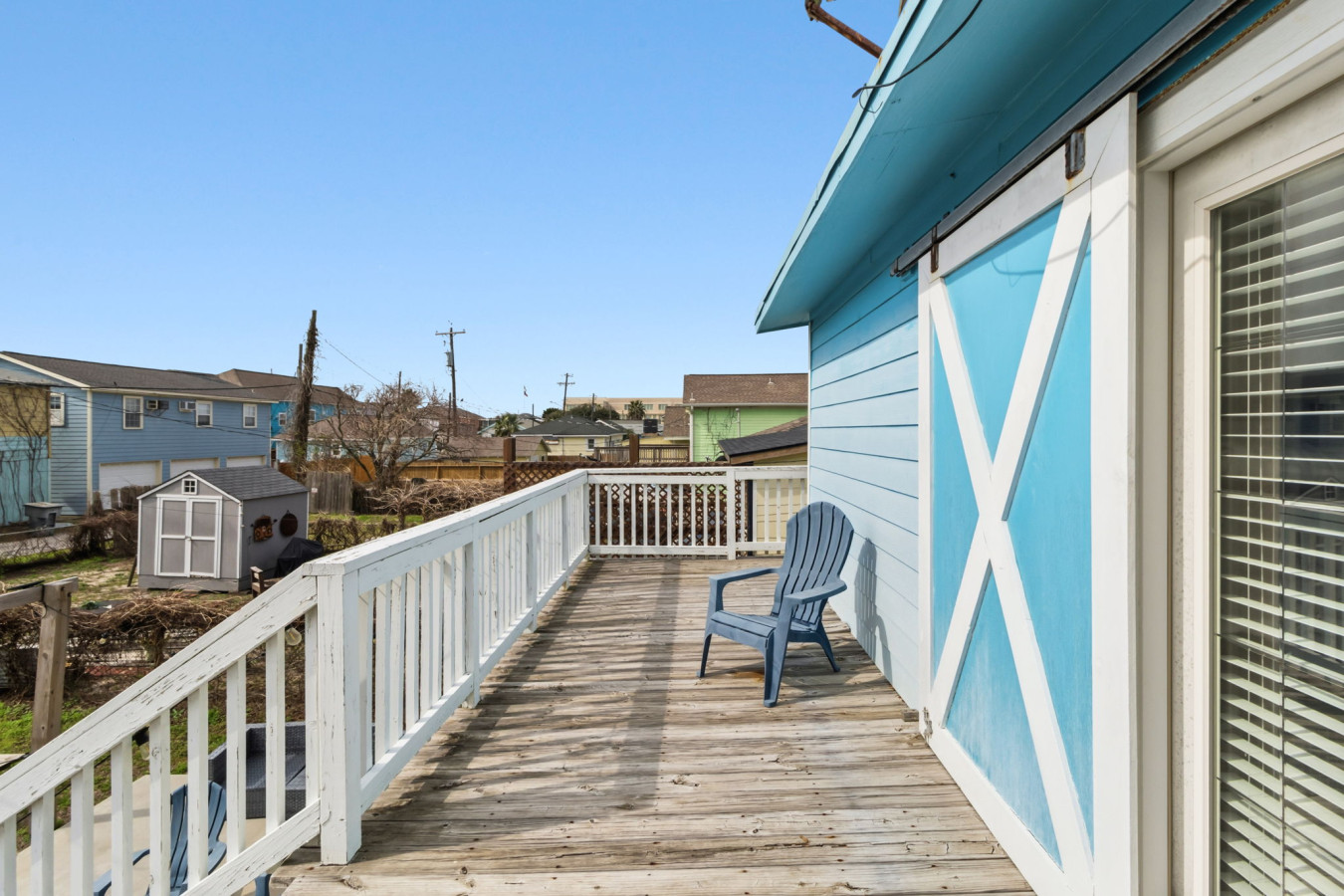 Another angle of the deck