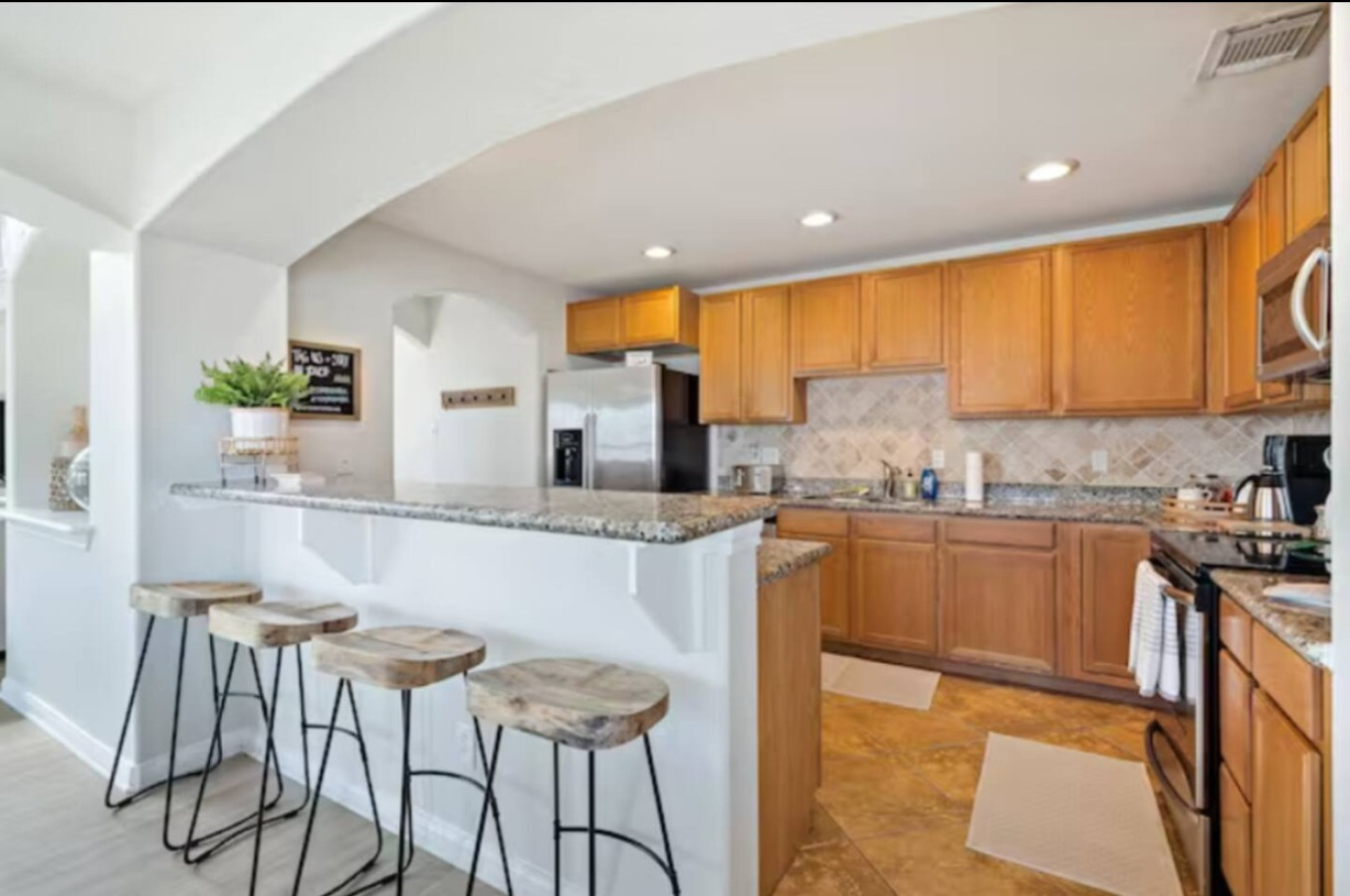 Whip up delicious meals in this charming kitchen