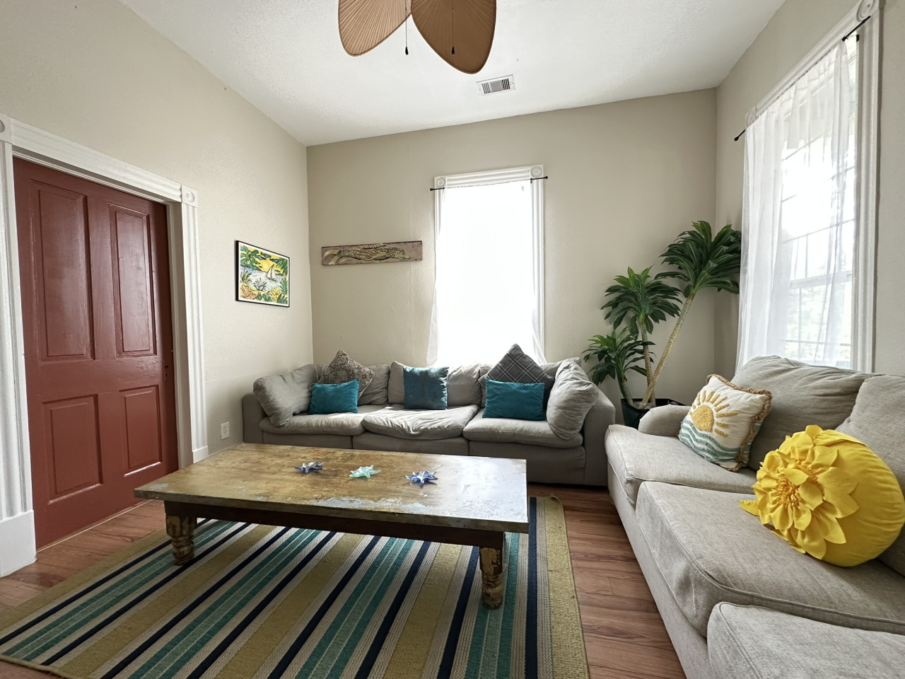 This is the main living room area of the home