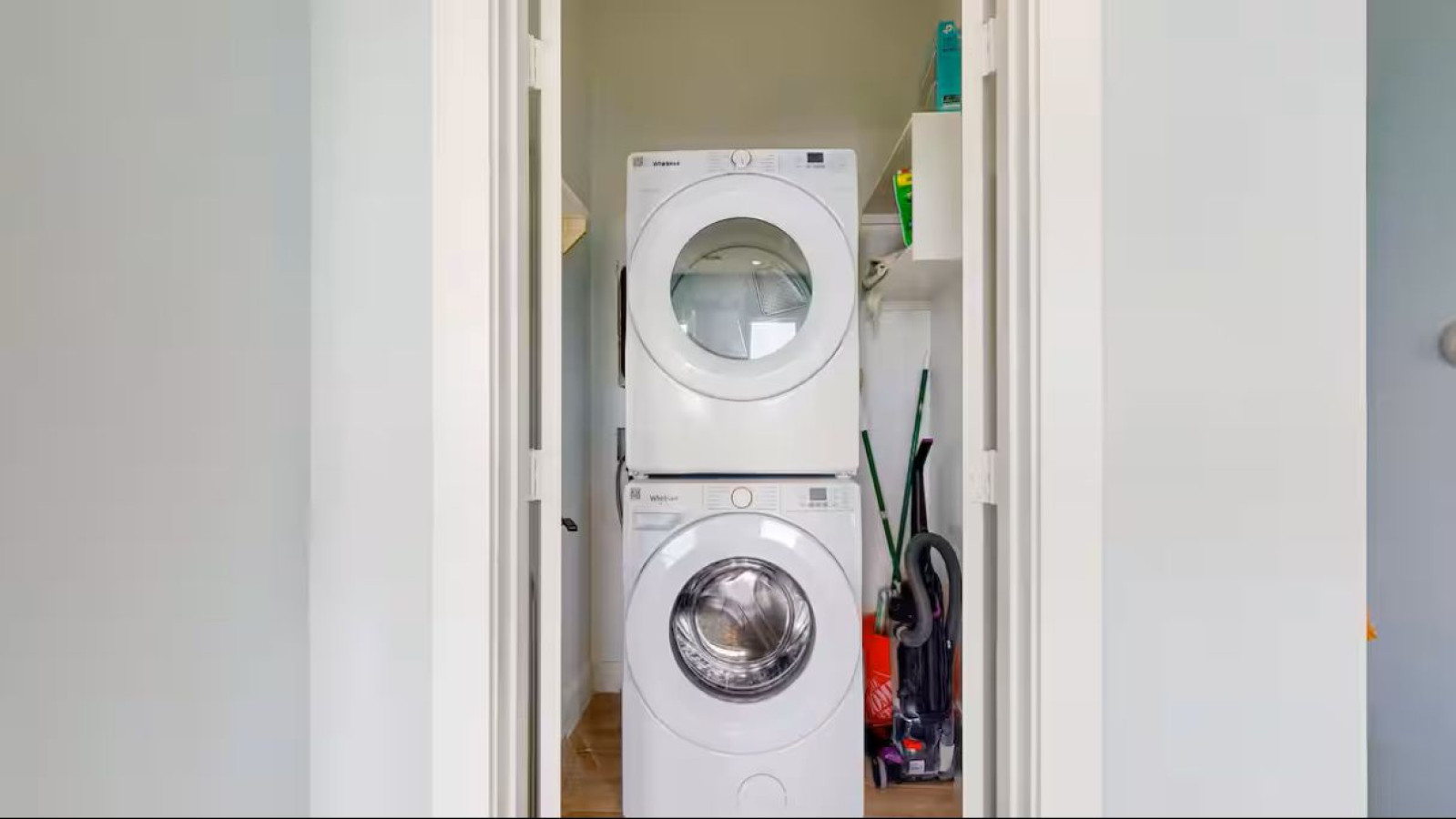 Added convenience with in-home laundry