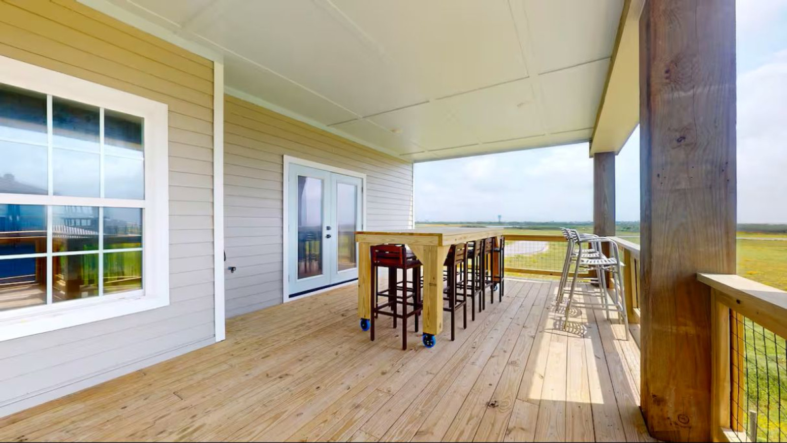 Spacious deck perfect for outdoor dining and gatherings