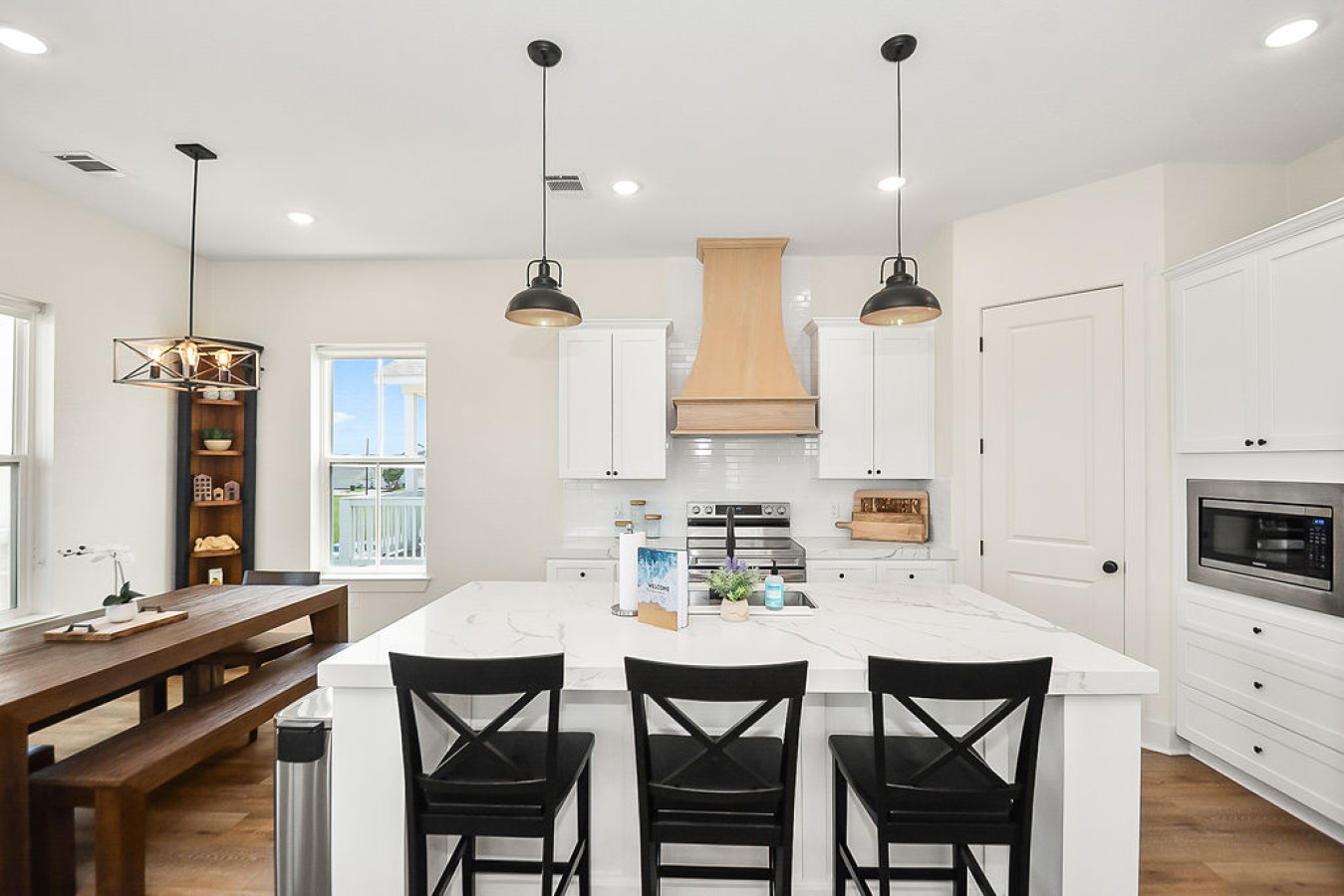 Another angle of the kitchen