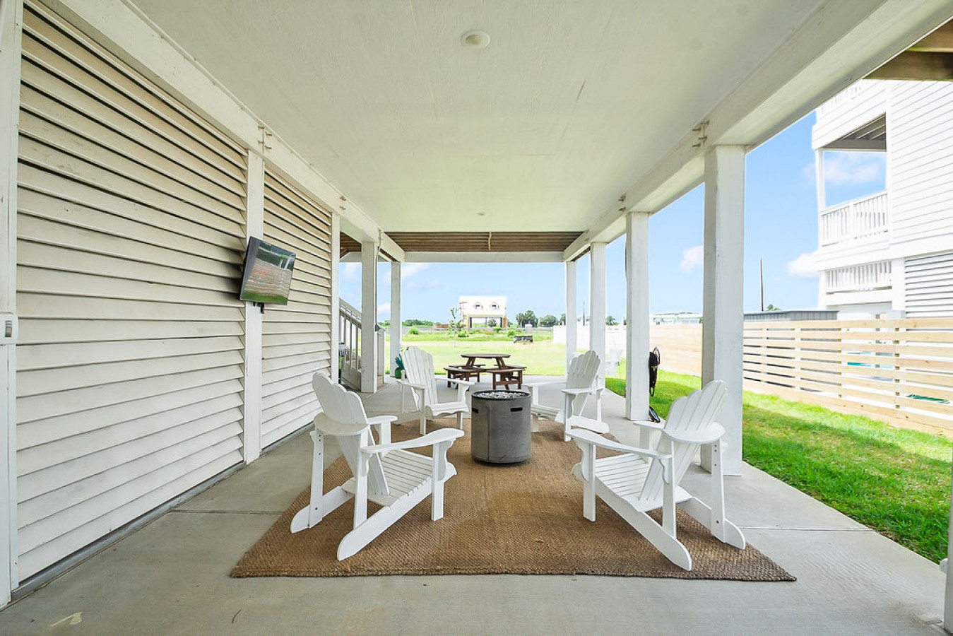 Escape the midday sun and entertain here