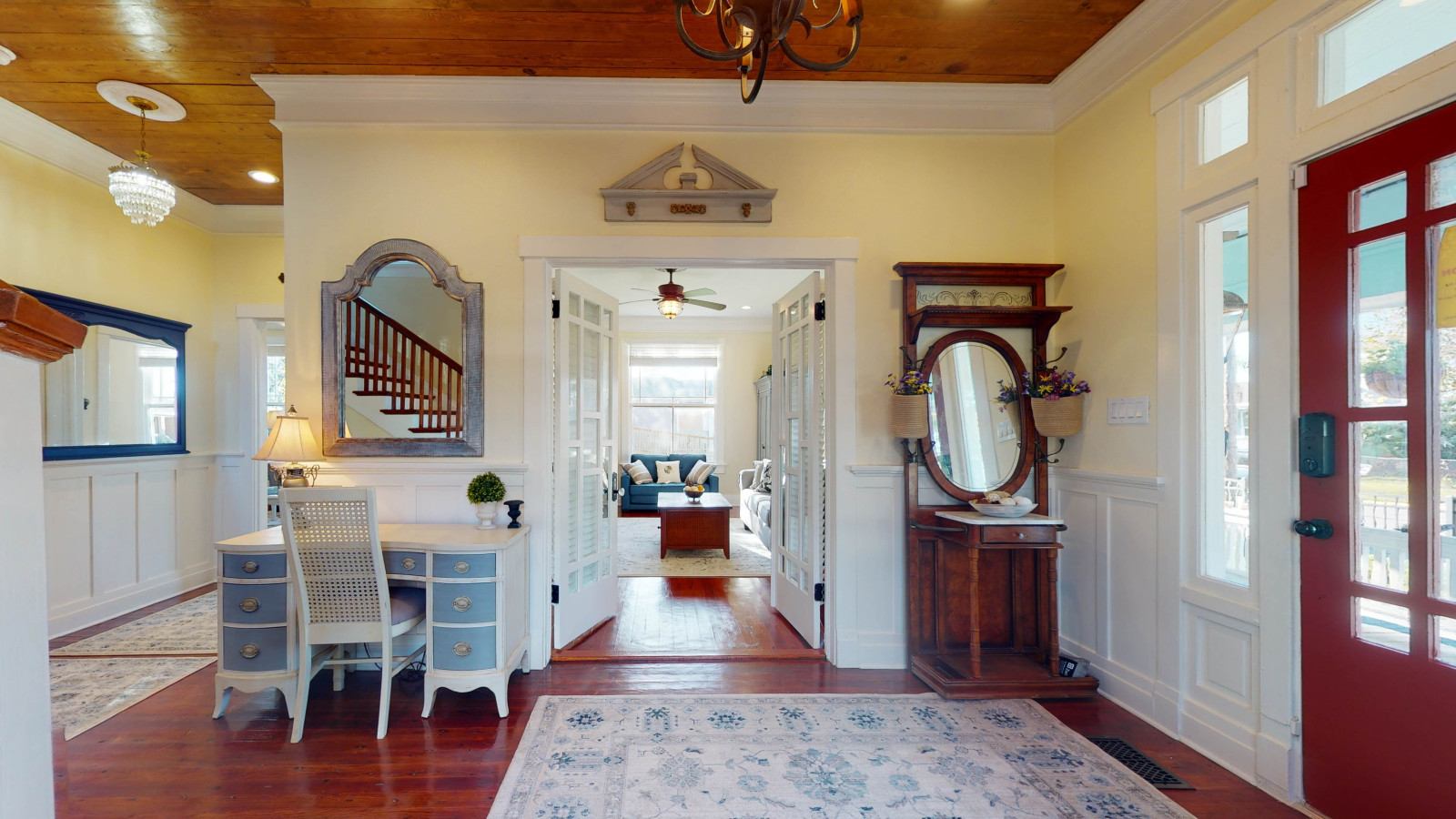 A grand entrance to your home away from home